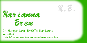 marianna brem business card
